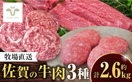佐賀牛至福の切り落し1kgとハンバーグ8個とミルフィーユロールステーキ8個 [41ASAA117]