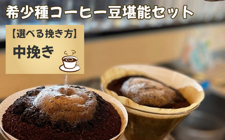希少種コーヒー豆堪能セット（中挽き） No.177-03