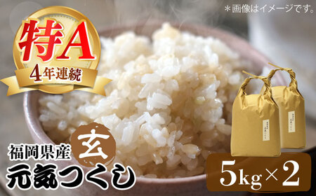 米 【特A】「元気つくし」5kg×2袋 [10kg] [玄米] [ABDF031] 米 ご飯 ごはん こめ コメ おにぎり 