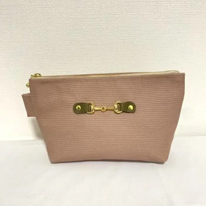 舟形ポーチ PINK ｜ ポーチ 小物入れ レディース 福島県