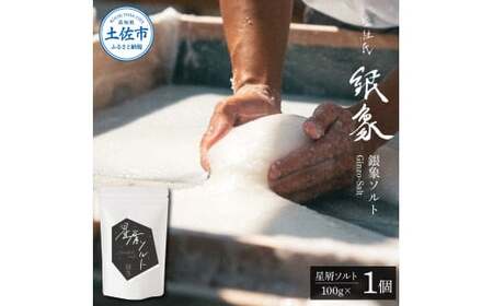 銀象ソルト Ginzo-Salt 星屑ソルト 100g 塩 しお 調味料 天日塩 完全天日塩 国産 高知県産 ソルト ミネラル 健康 料理 調理 お塩 塩 美味しい 天然 塩 高知県【塩杜氏銀象】 [BQBX006]