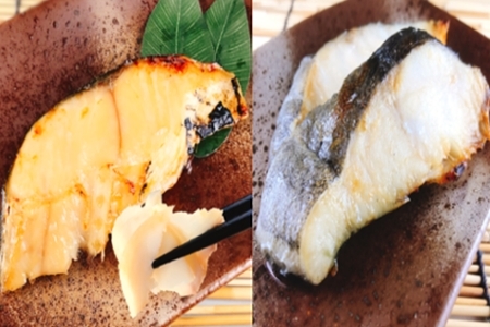 塩銀だら1切(約80g)×14P＆銀だらみりん漬け1切(約80g)×14P F-09008