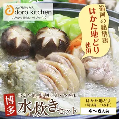 Z69-22 寄附額改定↓↓ おどろきっちん 博多水炊きセット 4～6人前 水炊き