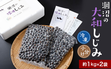 375 しじみ 約2kg 冷凍 小分け 約1kg × 2袋 規格 涸沼の大和しじみ