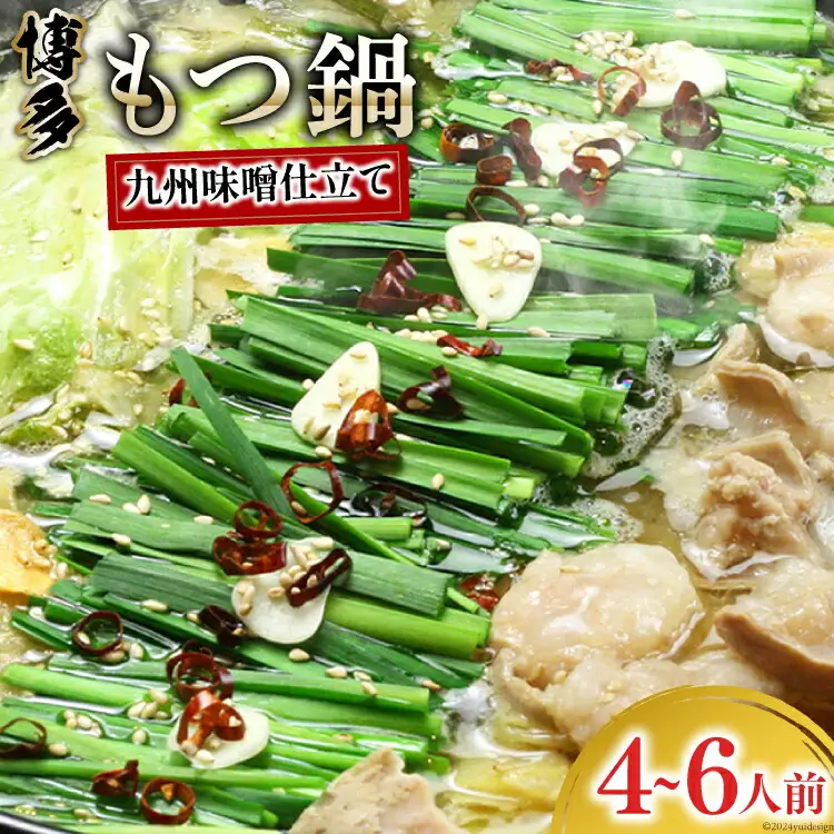博多もつ鍋 セット (九州味噌仕立て) 4～6人前 [ベネフィス 福岡県 筑紫野市 21761393]