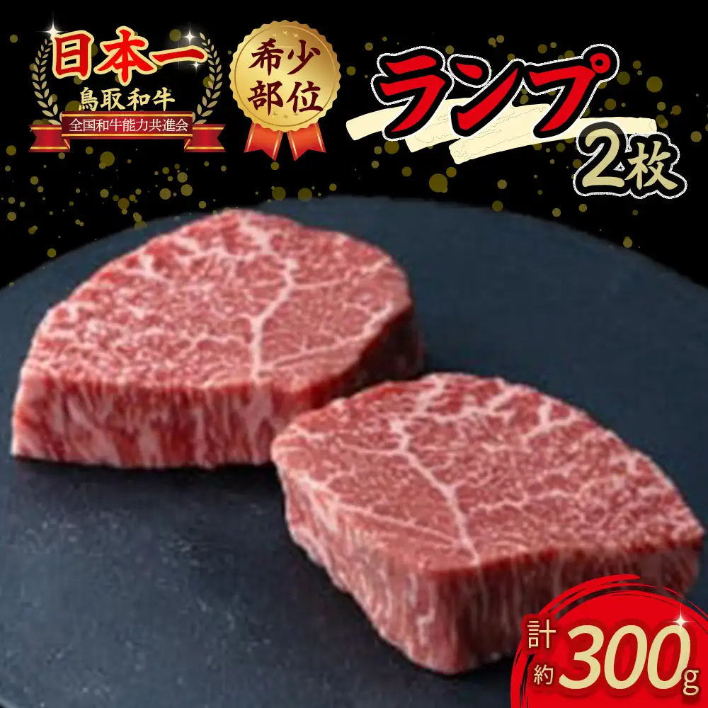 鳥取和牛　希少部位ステーキ「ランプ」（300g） 牛肉 ステーキ ランプ
