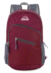 GROWHILL フォルダブルバックパック 14L ワイン ／ ジェイクリエイト 軽量 コンパクトサブバック 登山 鞄 アウトドア ギフト 奈良県 田原本町