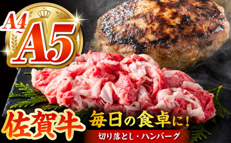 佐賀牛セット ハンバーグ150g×6個・切り落とし500g HCS072 ハンバーグ 和牛