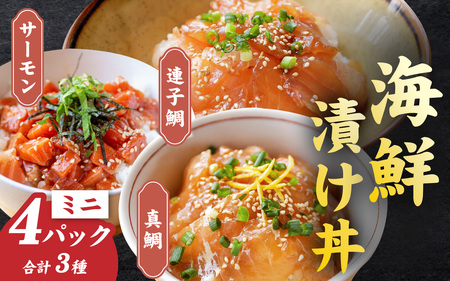 干物屋さんの漬け丼 充実セットミニ【急速冷凍】（プロトン凍結）
