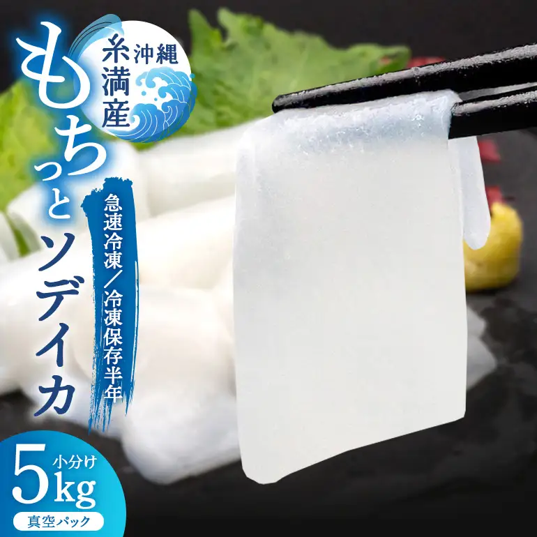 モチっとした新食感！ ソデイカ セーイカ 約 5kg いか 刺身 イカ 大容量 真空パック 小分け 訳あり 訳アリ いか刺身 お徳用 急速 冷凍 直送 海産物 簡易包装 沖縄 グルメ 沖縄県 海産物 産地直送 冷凍保存 半年 長期保存 アカイカ メオトイカ