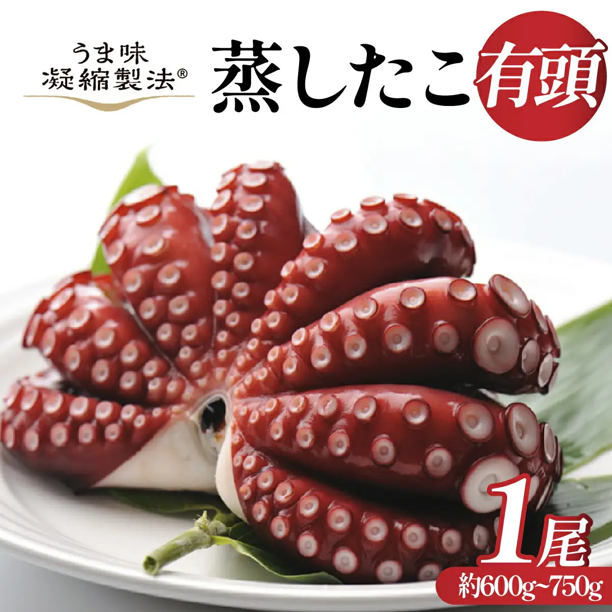 あ印のうま味凝縮製法　蒸したこ　丸々1匹_魚介・海産物 タコ  たこ 蛸_【配送不可地域：離島・沖縄県】【1209322】