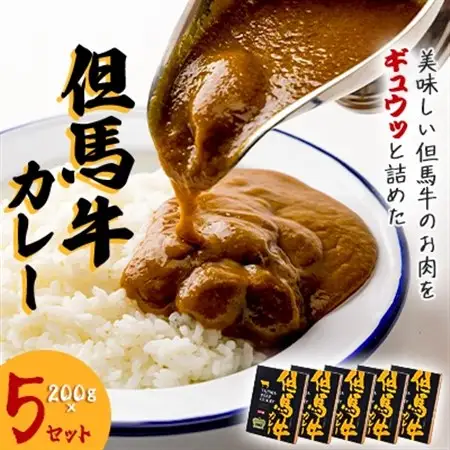 但馬牛カレー(200g)×5セット【1453897】
