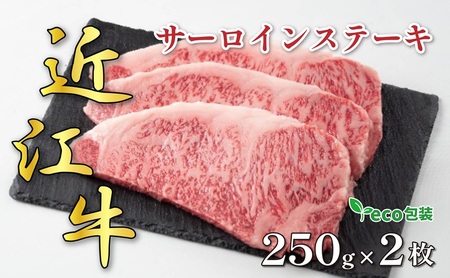 近江牛サーロインステーキ 250g×2枚(エコ包装) お肉 牛肉 お祝い イベント おうちディナー 食材 グルメ 国産 