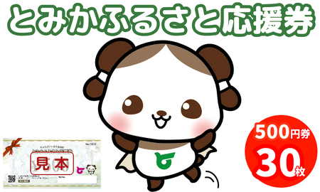 【50034】とみかふるさと応援券 15,000円分 応援券 感謝券 グルメ 食べる 遊ぶ アクティビティ 発行日から1年