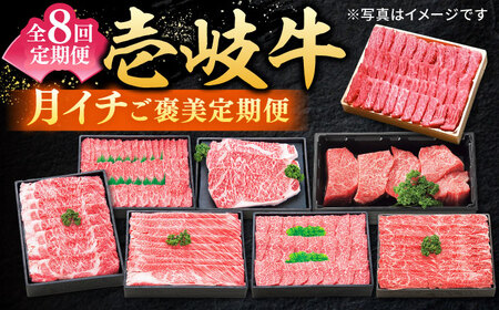 【全8回定期便】 特選 壱岐牛 月イチ ご褒美 定期便 《壱岐市》【太陽商事】[JDL093] ステーキ サーロイン モモ 焼肉 すき焼き しゃぶしゃぶ 249000 249000円