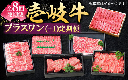【全8回定期便】 特選 壱岐牛 プラスワン（＋1） 定期便 《壱岐市》【太陽商事】[JDL097] ステーキ サーロイン モモ 焼肉 すき焼き しゃぶしゃぶ 306000 306000円 30万円
