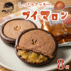 しっとり クッキー と 洋風 栗餡 ブイマロン 8個入 焼き菓子 洋菓子 お菓子 スイーツ クッキー 栗 栗餡 洋酒 チョコレート お祝い ギフト 詰め合わせ 贈答用