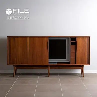 【FILE FURNITURE WORKS】キャビネット（SHUTTER TV CABINET）｜京都 家具 人気ブランド 国産家具