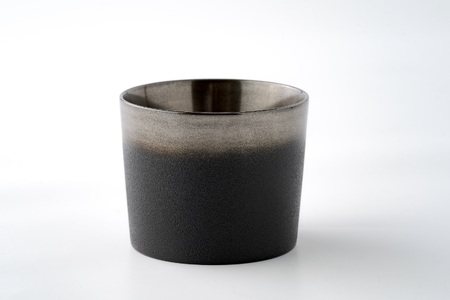 川連漆器 銀彩ロックカップ 漆器 漆器 【漆工房 攝津】[D8-6301]