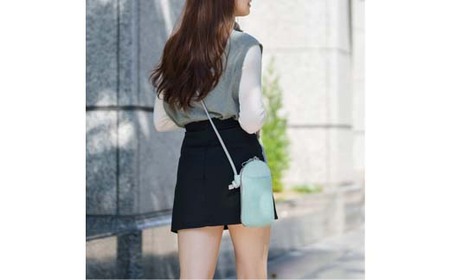 豊岡鞄 S4301 TUTUMU Pocket Suede ミント