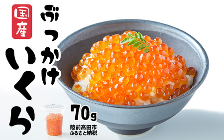 いくら 鮭いくら醤油漬け 70g おためし