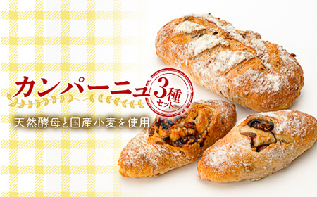 カンパーニュ 3種セット F3S-1814