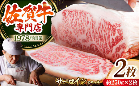 佐賀牛 厚切り サーロイン ステーキ（約250g×2枚）  HAA108 ステーキ 国産 和牛 黒毛和牛