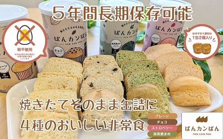 【長期保存 ／ 災害備蓄用】 ぱんカンぱん （長期保存パン） 6缶セット 防災 防災【1-391】