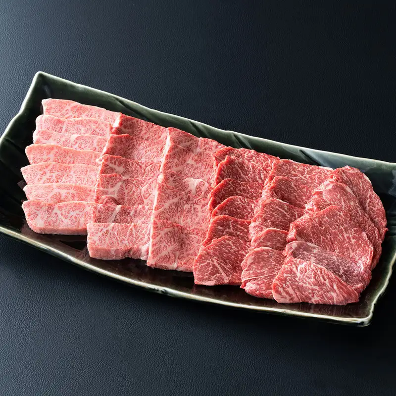 近江牛 焼肉 食べ比べ セットA 霜降り( カルビ700g モモ700g )