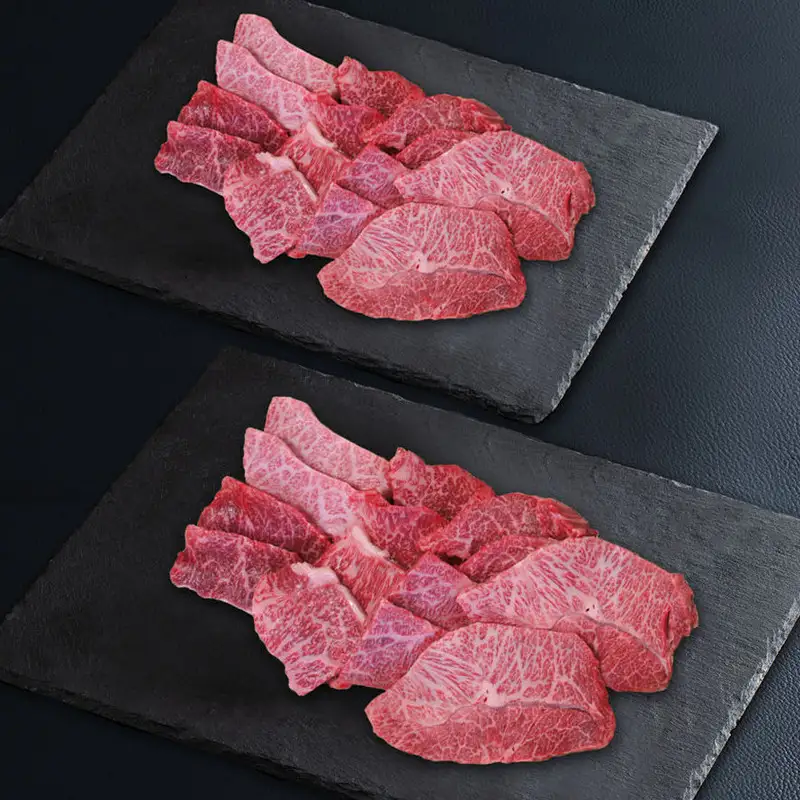 近江牛 焼肉 食べ比べ セットB ( カルビ、モモ、肩みすじ、ロース 500g × 2 )