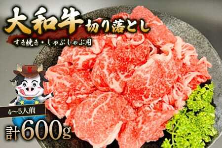 大和牛 すき焼き（しゃぶしゃぶ）用牛肉切り落とし 600g　I-276
