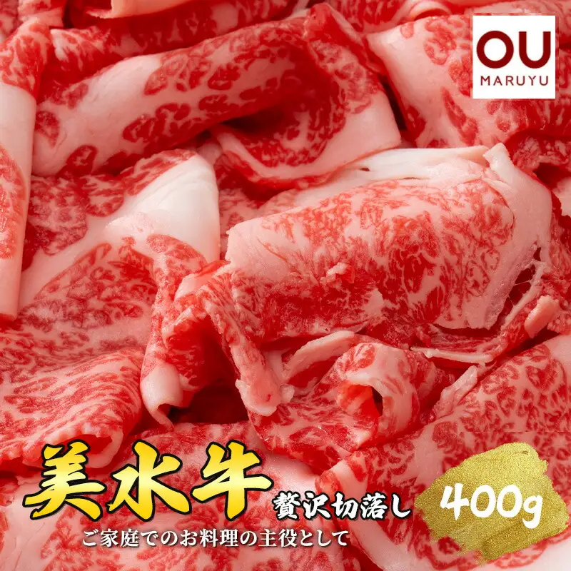 【ふるさと納税】美水牛 贅沢 切落し ( 400ｇ ( 200ｇ×2 ) ) 牛肉 冷凍品 ギフト 肉 お祝い 但馬牛 神戸牛 三田牛 数量限定 訳あり ふるさと納税 ふるさと 人気 おすすめ 送料無料 兵庫県 三田市 [3d28bae590011]
