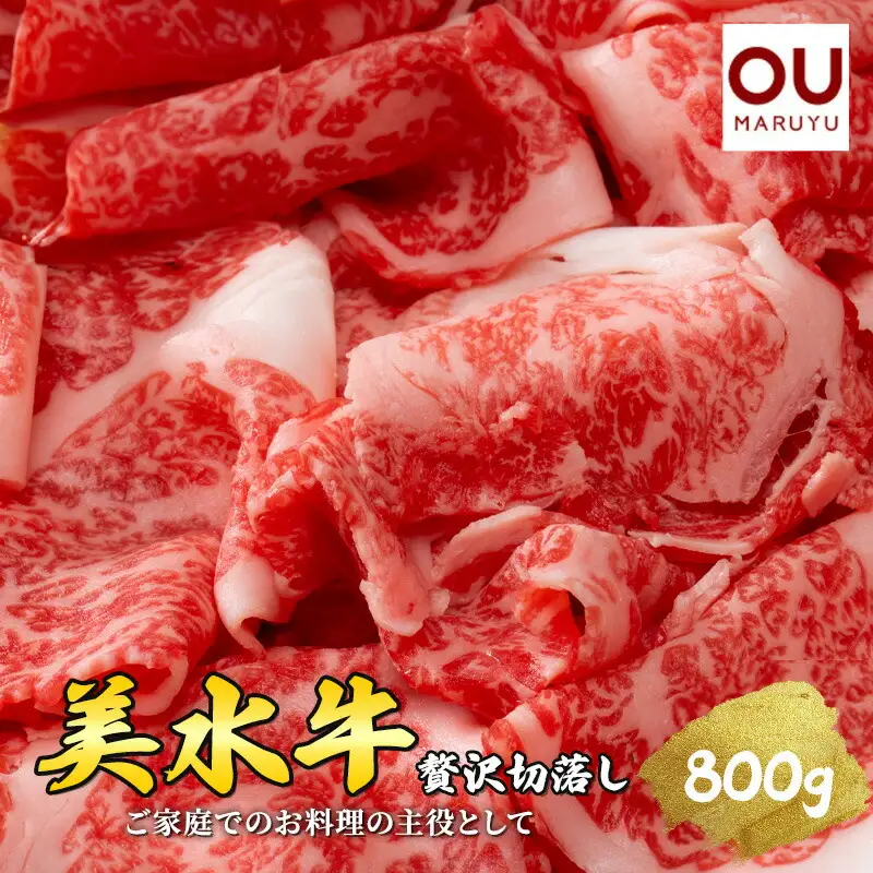 【ふるさと納税】美水牛 贅沢 切落し ( 800ｇ 200ｇ×４) 牛肉 冷凍品 ギフト 肉 お祝い 但馬牛 神戸牛 三田牛 数量限定 訳あり ふるさと納税 ふるさと 人気 おすすめ 送料無料 兵庫県 三田市 [3d28bae590013]
