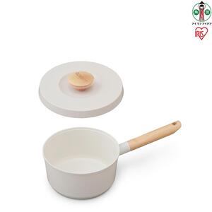 鍋　18cm　片手無加水鍋 LUO-P18 ホワイト　LUONTO