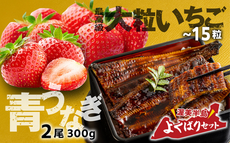 幻の青うなぎ＆いちごセット  食感・風味全てに自信のある最高のうなぎ | 鰻 ウナギ ふっくら うなぎ