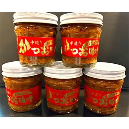 枕崎駅前の老舗料理店 一福のかつお味噌120g×5 数量限定 A3-315_調味料 味噌  みそ  魚介・海産物     惣菜・加工品 魚 缶詰・瓶詰   惣菜・加工品  缶詰・瓶詰   調味料   _【配送不可地域：離島】【1166528】