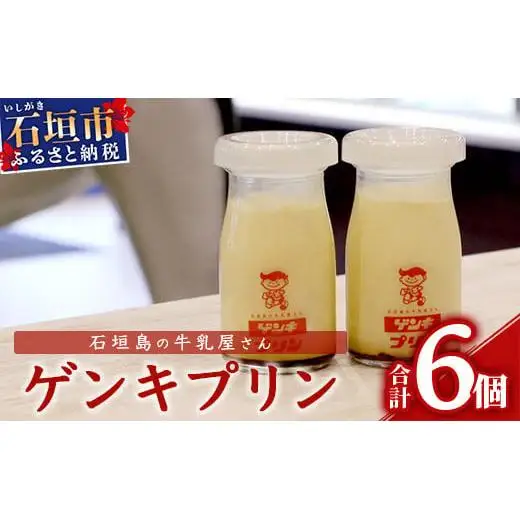 ゲンキプリン 6個 