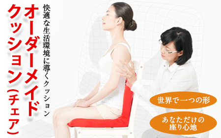 オーダーメイドクッション(チェア) クッション 椅子 イス チェア 座椅子 座布団 フィット 骨盤 骨盤矯正 疲労 疲れ 姿勢 お尻 腰 腰痛 肩 肩こり 猫背 デスクワーク オフィス おうち時間 在宅 テレワーク 長時間 リラックス【m44-01】【ピーエーエス】