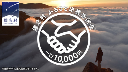 【返礼品なし】群馬県 嬬恋村 ふるさと応援寄附金 10000円 寄附のみの応援 [AO017tu]