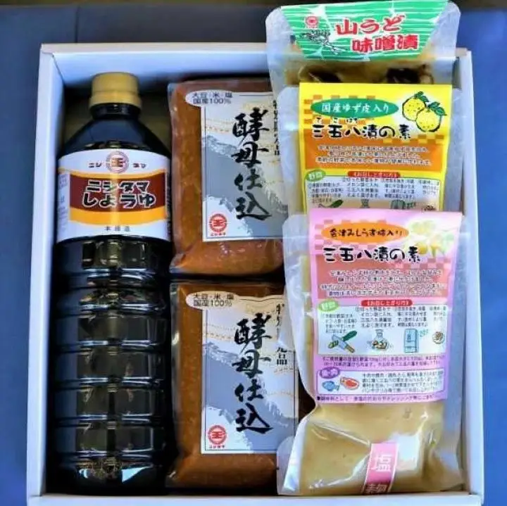 喜多方の味　味噌醤油漬物セット　【07208-0222】