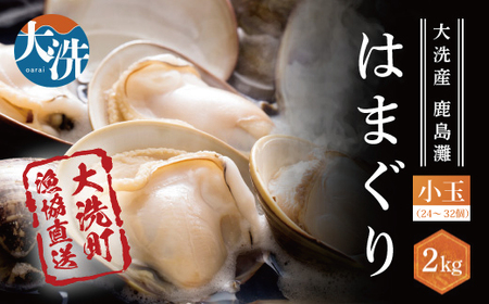 大洗産鹿島灘天然はまぐり 2㎏ 冷蔵 お吸い物 ハマグリ 蛤 貝 砂抜き処理 魚介類 大洗産 天然 はまぐり_BQ010