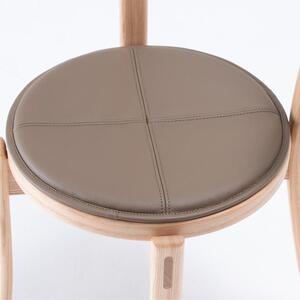 旭川家具 カンディハウス　アクセサリー コレクション 座 革クッションΦ41 MG-KGY クッション _02048