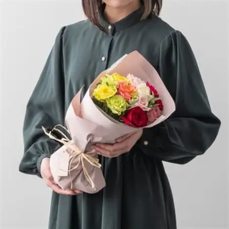 ホシファーム　フリルブーケ　カラフル　12本_花・観葉植物  花 _【配送不可地域：離島】【1465232】