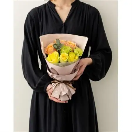 ホシファーム  フリルブーケ　パッション　8本_花・観葉植物  花 _【配送不可地域：離島】【1465243】