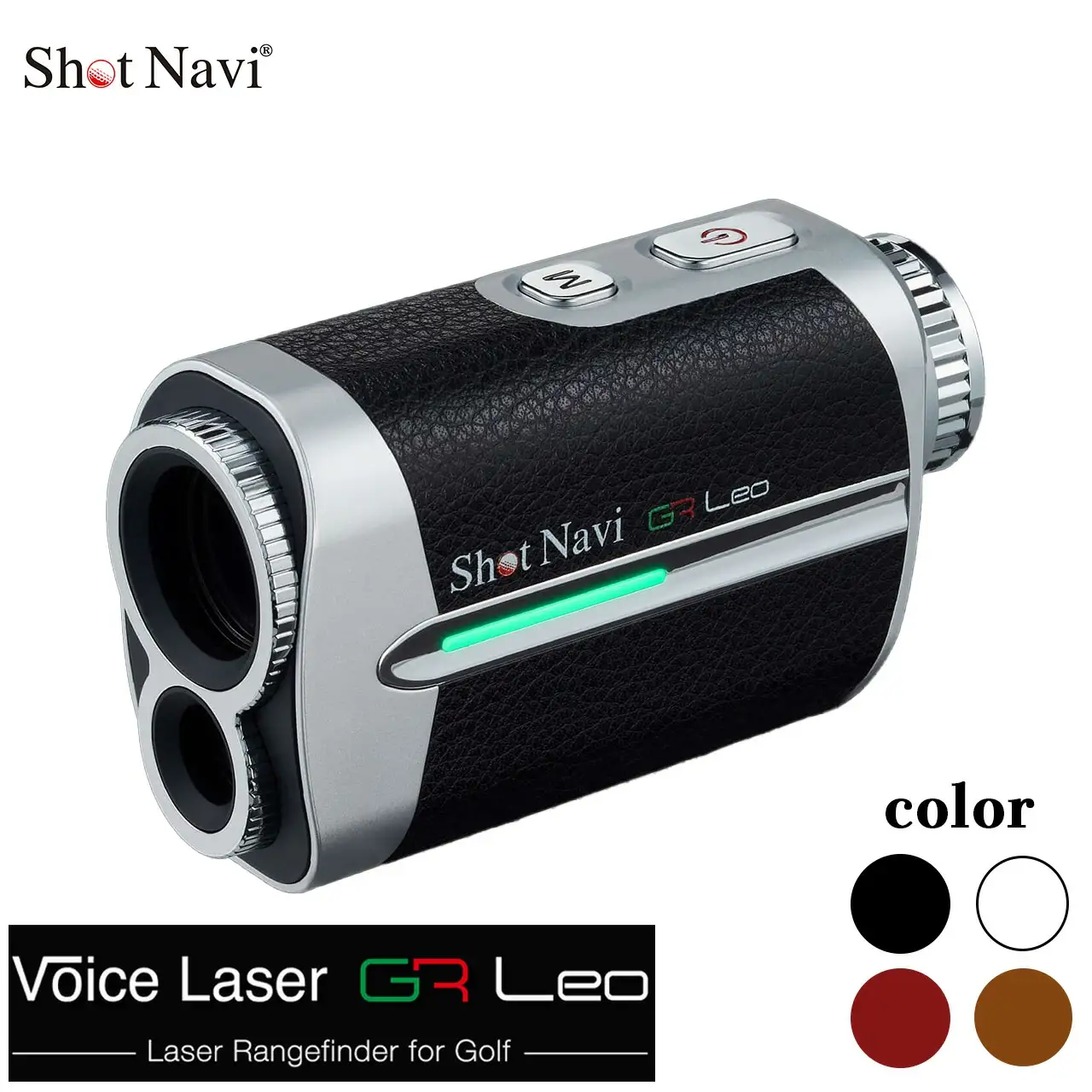Shot Navi Voice Laser GR Leo（ショットナビ ボイスレーザーGRレオ）＜カラー：ブラック（Black）＞　【11218-0674】