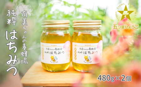 はちみつ 五つ星ひょうご認定商品 有美ちゃんの養蜂場の純粋はちみつ
