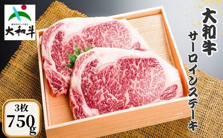 （冷凍） 大和牛 ステーキ サーロイン (250g×3枚) ／ 金井畜産 焼肉 キャンプ バーベキュー アウトドア 贈答 父の日 母の日 奈良県 宇陀市 お中元 贈答用 贈り物 暑中見舞い お土産 お歳暮 内祝い 美味しい部位 送料無料 ふるさと納税