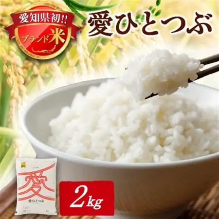令和7年産 愛知県産 ブランド米 愛ひとつぶ 2kg　パールライス 安城工場精米【1469575】