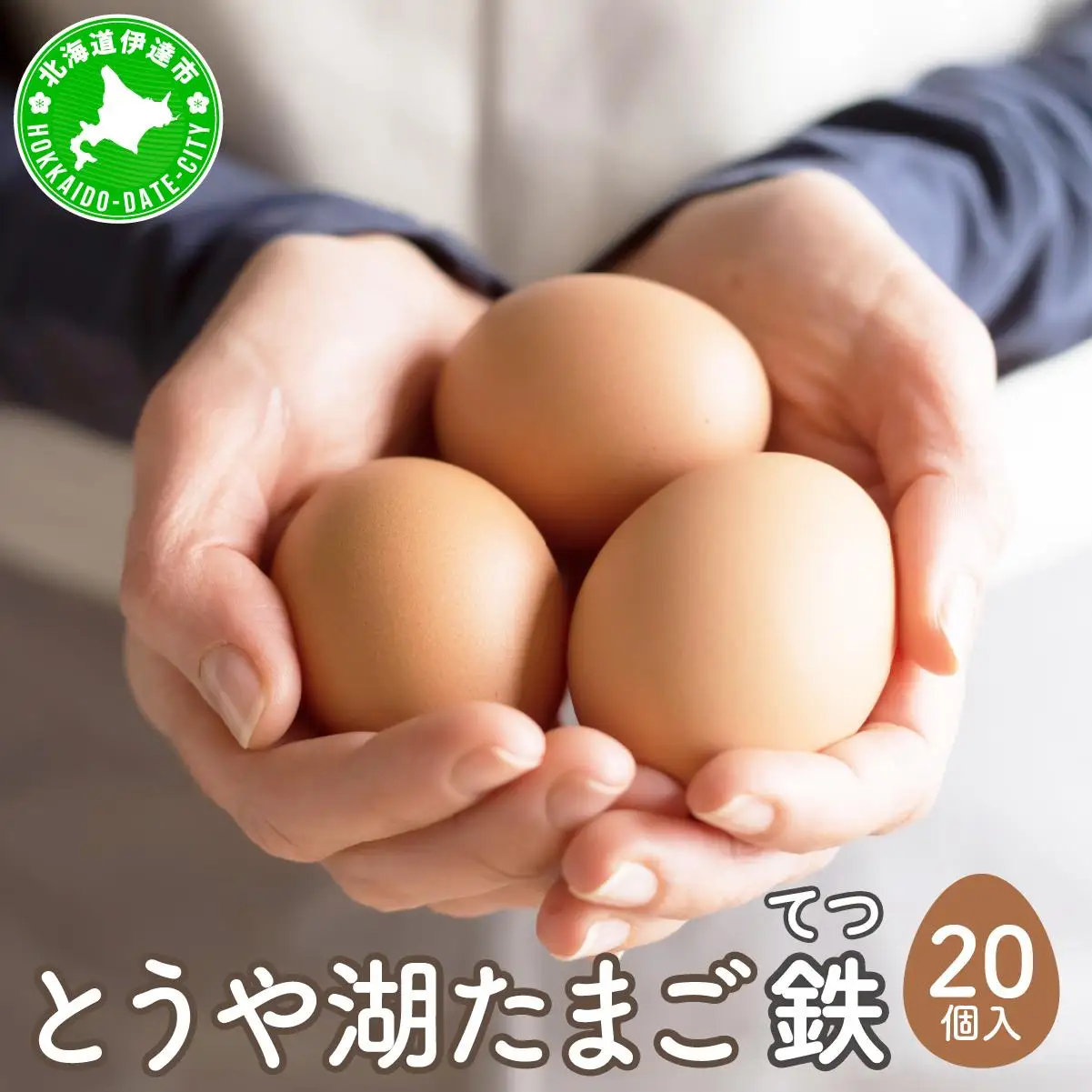 [5525-0908]北海道 伊達市 とうや湖 卵 鉄  20個 入り たまご