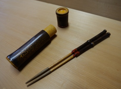 竹甚工房　黒竹（クロチク）箸（２本継）1（010_5017）